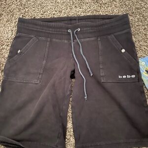 Bebe Charcoal Athletic Men's Shorts